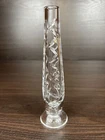 Beautiful Vintage Waterford Crystal Vertical Cut Zig Zag Bud Vase