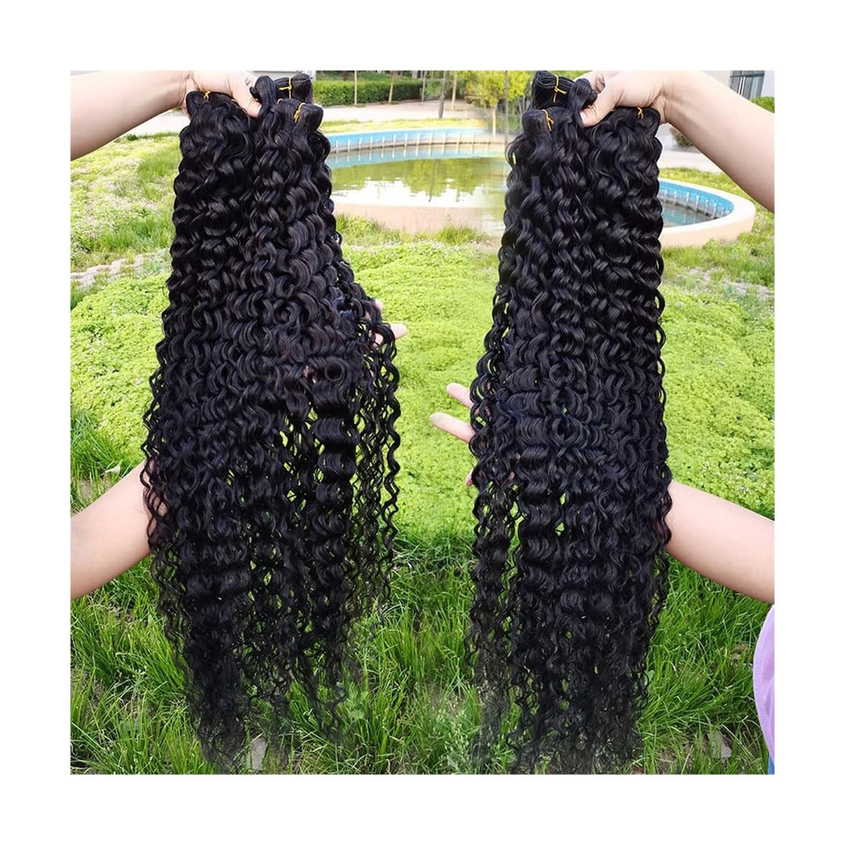 Water Wave 4 Bundles Human Hair 18 20 22 24 Inch 10A 