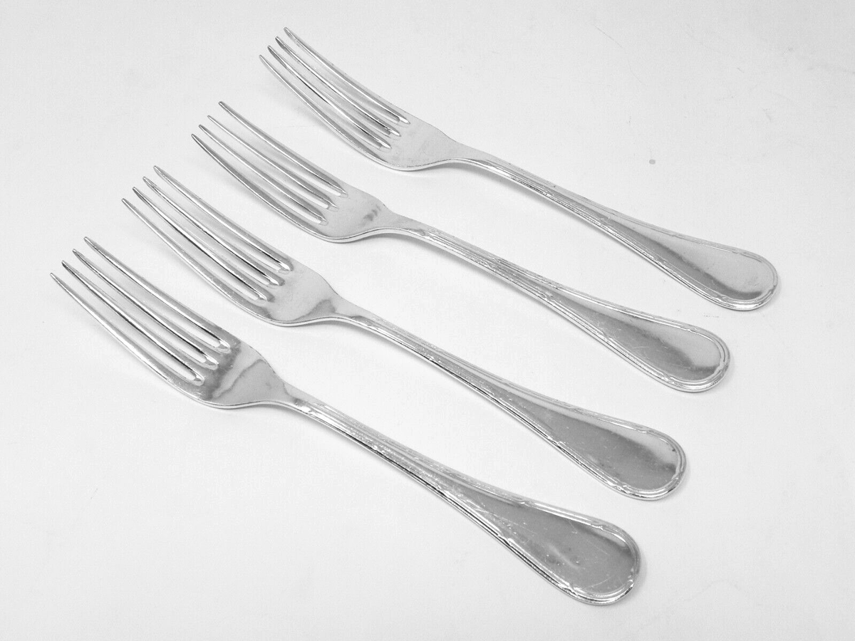 Set of Four CHRISTOFLE France Chrisotel Pastorale Silverplate