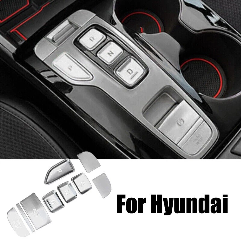 Marco Decorativo Para Portavasos Trasero Hyundai Tucson NX4 2021-2024 - ABS Tipo Fibra De Carbono
