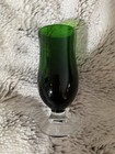 Vintage Handblown Green Cordial Glasses Set Of 5 — photo 5
