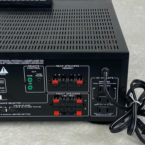 Teac Bundle A/V SURROUND Sound RECEIVER Model AG-V1200 with Remote Bench Tested - Picture 8 of 11
