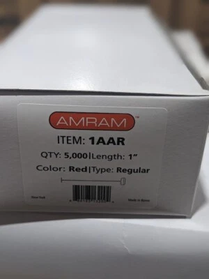 Amram Fasteners 1" 1AAR Red 5,000