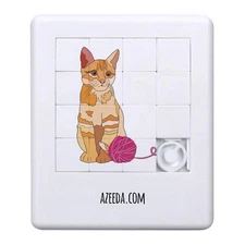 'Ginger Playful Kitten' Sliding Puzzle (PZ00028093)