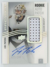 2023-24 UD Premier Acetate RPA Patch Jiri Patera RC Auto 077/249 #AR-JP