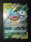 Pokémon Blastoise & Piplup GX 215/236 Full Art Cosmic Eclipse NM/Mint