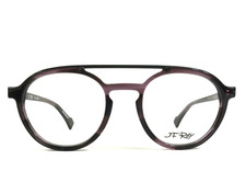 J.F. Rey Eyeglasses Frames JF1399 7045 Plum Kakhi Purple Brown Horn 49-20-148