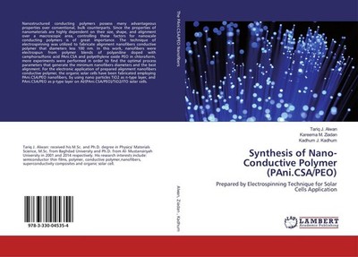 Synthesis of Nano-Conductive Polymer (PAni.CSA/PEO) Tariq J. Alwan