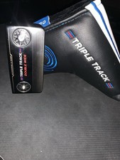 Odyssey Triple Track Double Wide Putter 34" Mens RH Super Stroke Grip W/ Cover