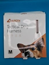 AUROTH TACTICAL DOG HARNESS ADJUSTABLE DOG VEST, WITH HANDLE SIZE MEDIUM PURPLE