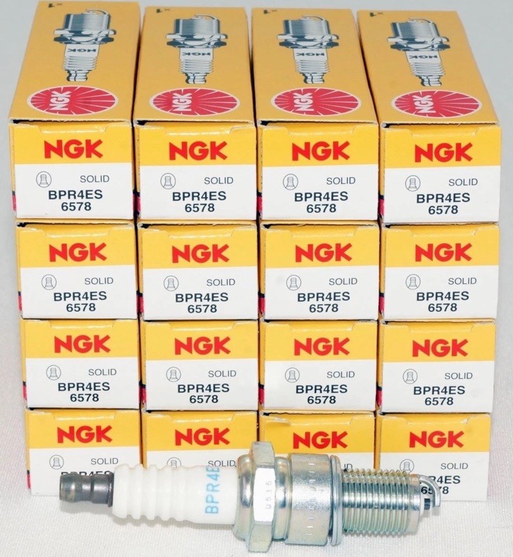 10 Pack Genuine NGK 6578 Standard Spark Plugs BPR4ES for Many Classic Cars