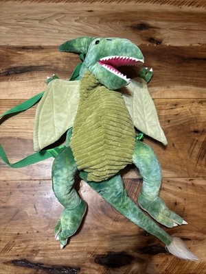 Pterodactyl Dinosaur Green backpack kids