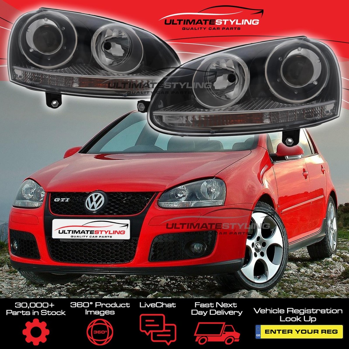 Szwaldaper VW 用、ゴルフ 5 MK5 GTI R R32 2005 2006 2007 2 個ヘッドライト眉毛まぶた For VW Golf 5 Standard Edition GTI R32 2Pcs Taillight Eyelids Tail Light  Lamp Eyebrow Cover Trim Headlight Eyebrow Car Accessory - AliExpress 34