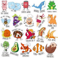 800PCS Punny Teacher Sticker for Student Motivational Reward Stickers Bulk Ki...