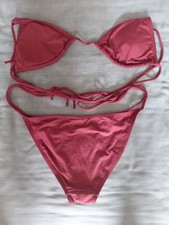 Burgundy Bikini Small UK