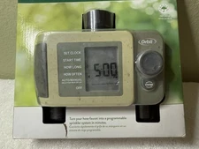 Orbit 2 Outlet Watering Timer with Electronic Control Hose Faucet Timer 24621