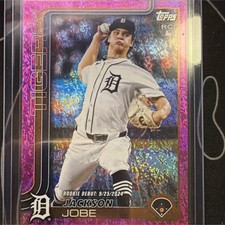 2024 Topps Update Pink Holo Foil Rookie Debut Jackson Jobe #US193 Tigers MLB