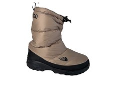 The North Face 700 Beige Puffer Quilted Goose Down Winter Snow Boots Unisex 11