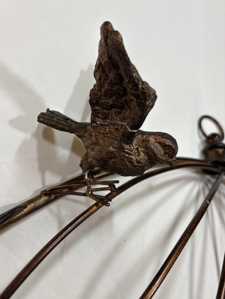 Uttermost Antiqued Bronze Gold Finish Metal Bird Cage Chalkboard Magnetic - Image 4 of 4