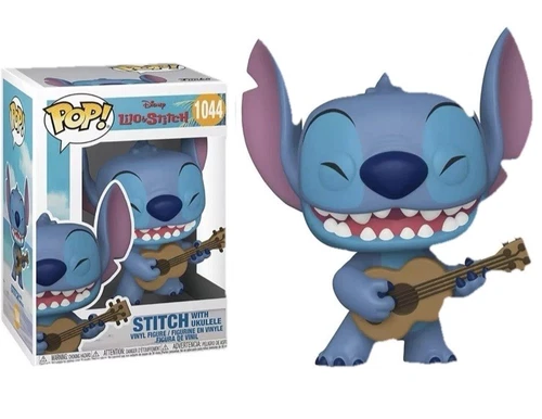 Funko Pop! Disney Lilo & Stitch #1044 Stitch w/ Ukulele Vinyl Figure–Box Damage
