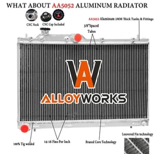 2 Row Aluminum Radiator Cooler  For 2022-2024 Subaru WRX Base GT VB FA24 4BA-SK5
