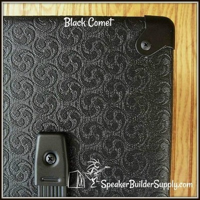 Black Comet pattern tolex 18'' WIDTH (per yd)