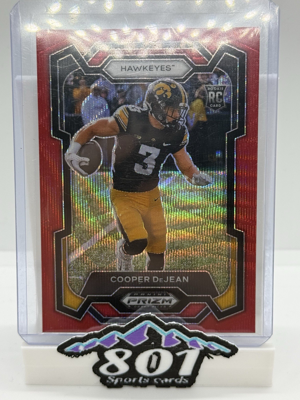 2024 Panini Prizm Draft Picks - Cooper DeJean #113 Ruby Wave Prizm (RC)