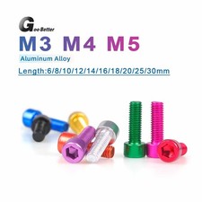 M3 M4 M5 Aluminium Hex Allen Key Cap Head Bolt DIY Anodised Socket Cap Screws