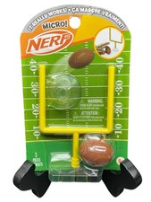 Nerf Micro Field Goal Set Mini Football Flick Game New Sealed