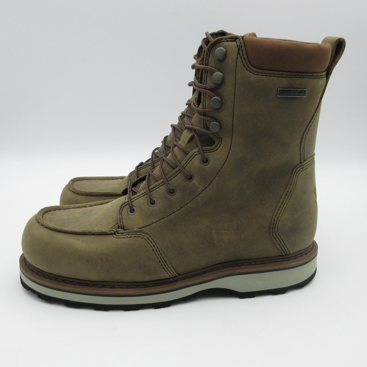 Men’s Danner Boots. Safety Toe, Waterproof. Size 10. Like New. Danner - Wheat Ridge Brown/Olive Aluminum Toe main image 2