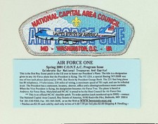 National Capital Area Council Boy Scout Council Patch CSP 2001 Air Force One