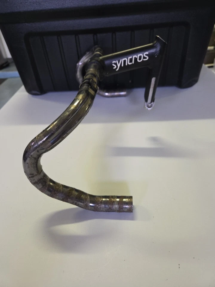 Synchros Aluminum Quill Road Stem 130mm 1” + Prime TTT Handlebars (42cm) Combo - Image 4 of 4