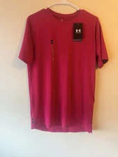 Under Armour Mens Vanish Rush Energy Shirt Sz S Shaded Fuchsia 1383973-681 NEW