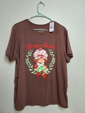 Strawberry Shortcake "Berry Sweet" Brown Women's graphic t-shirt Size XXL