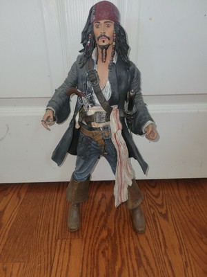 Pirates of the Caribbean Dead Man's Chest Captain Jack Sparrow 18'' Figure NECA