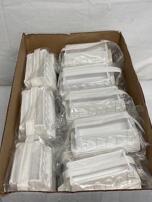 (149) Laboratory 25mL PS Reagent Reservoir Liners V-Bottom 5/Bag White