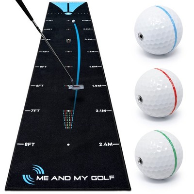 Breaking Putting Mat - Simulate Breaking Putts at Home (11ft) - Includes Inst...