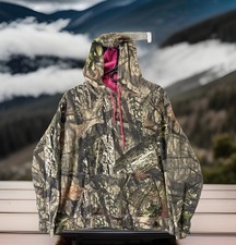    Mossy Oak Camouflage Hoodie Sweatshirt Pull Over Fleece Hunting Size XL