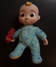 CocoMelon Musical Bedtime JJ Doll and Teddy Soft Plush Singing Toy Tested Works 