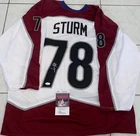 Nico Sturm Signed Autographed Colorado Avalanche Custom Hockey Jersey JSA