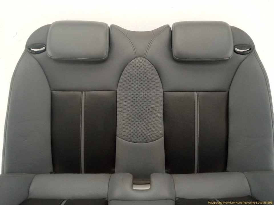 Saab 9-3 CONVERTIBLE Set Of Complete Leather Rear Seat Gray Fits 2004-2011 04 05 Foto 3 de 4