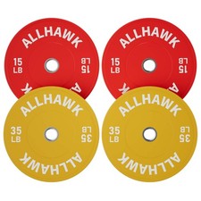 Colored 100LB Olympic Weight Plates Set 2-inch Rubber Bumper Plate Set