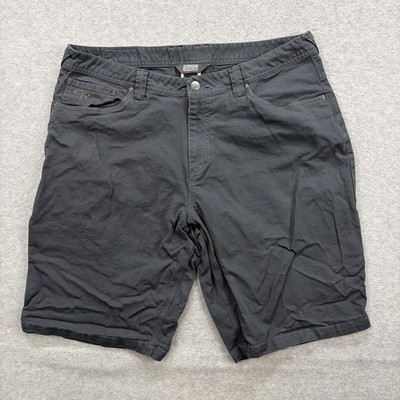 Outdoor Research Shorts Mens 38 Grey Canvas Deadpoint Hiking Utility Work Camp