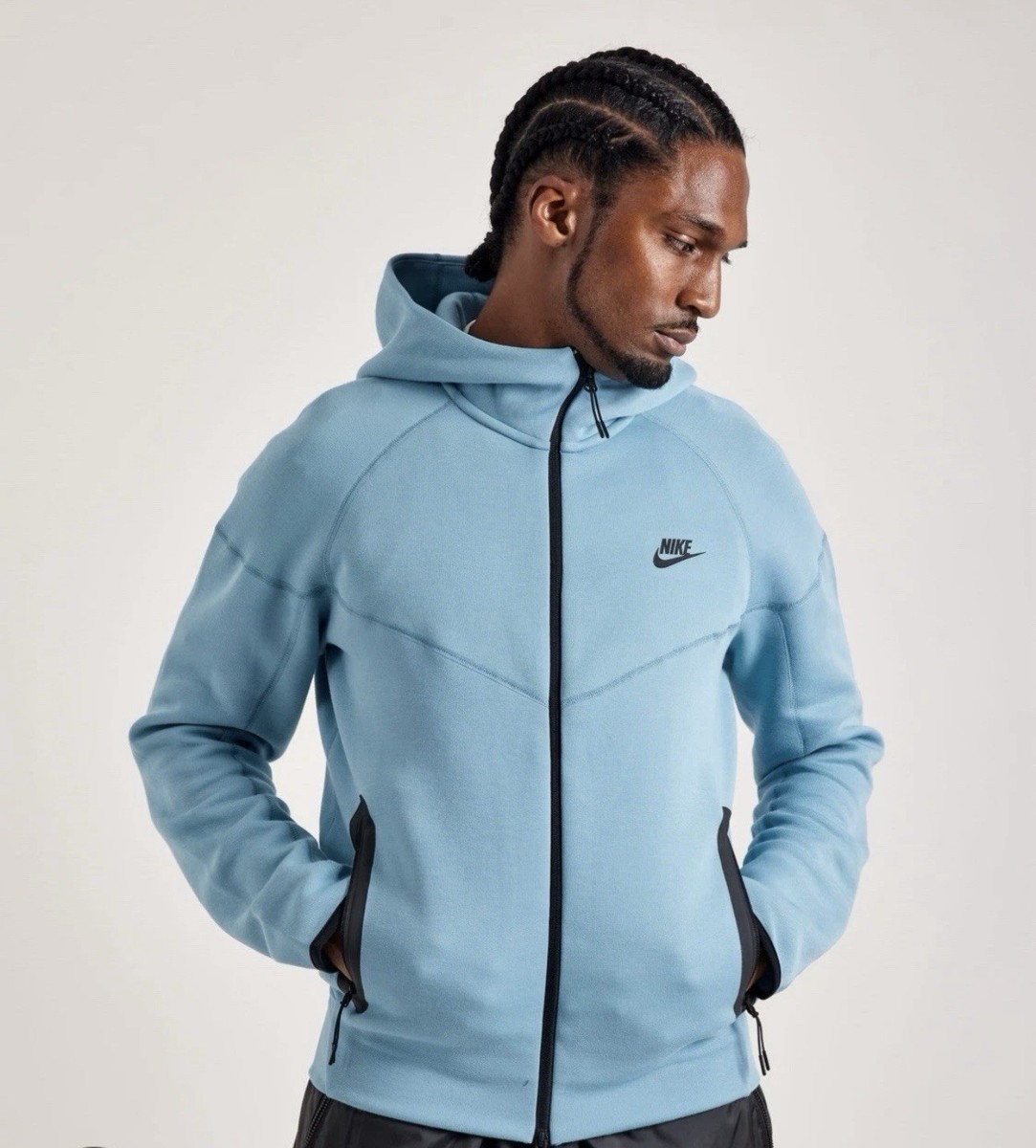 Nike Tech Men's Fleece Windrunner Full-Zip Jacket FB7921-464 Size L