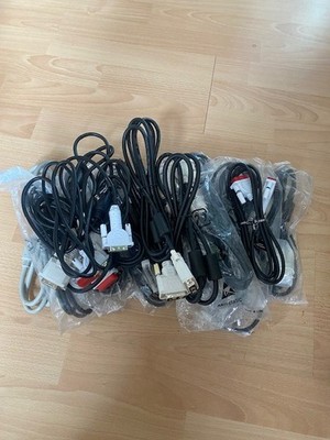 Konvolut 23x Monitor - PC Kabel DVI Kabel, verschiedene Längen  **NEU**
