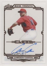 2019 Leaf Trinity Clear Auto Cameron Cannon #CA-CC2 Auto uk2