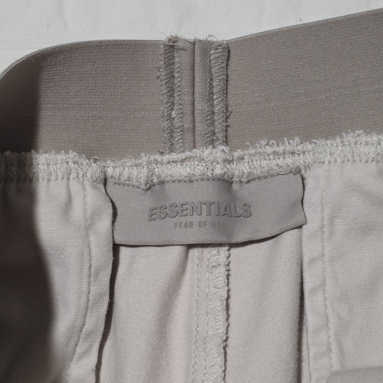 Essentials Fear of God Khaki Pants Men Large 34x31 Beige Bagggy Fit EUC thumbnail 11