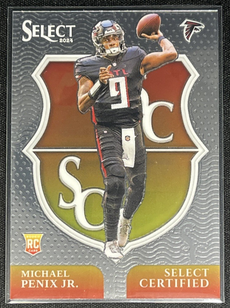 2024 Panini Select Select Certified Rookies Michael Penix Jr #9 RC NM