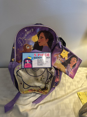 Disney Wish Backpack 5 Piece Set