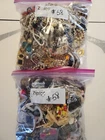 Vtg Costume Jewelry Wear Repair Mostly Craft Mixed Materials 10 lbs Lot #58